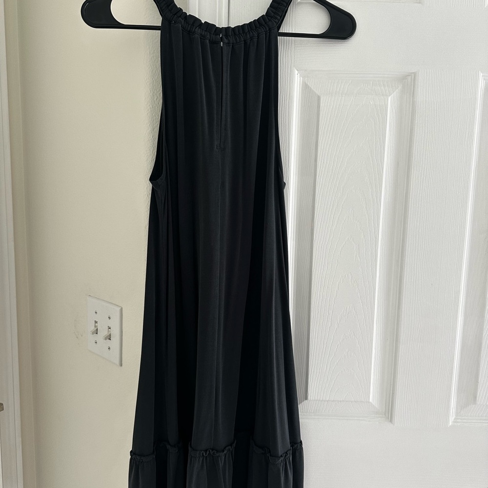 LOFT Blue Halter Maxi Sundress Cocktail